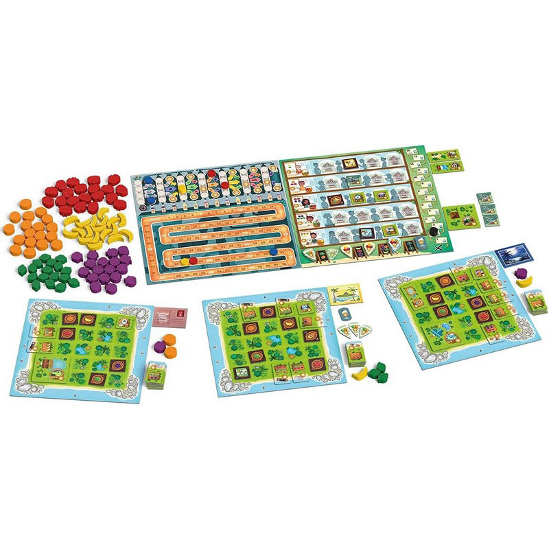 Juicy Fruit Board Game SF001U 100 Wooden Fruit Figures Juicy Fruit Board Game SF001U 100 Wooden Fruit Figures