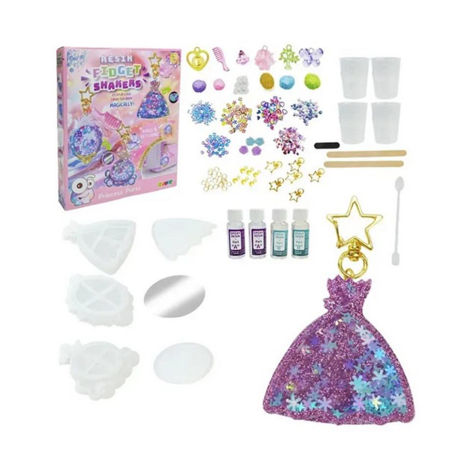 Children's art set "Princess Party" 9020E-8, 3 molds Children's art set "Princess Party" 9020E-8, 3 molds