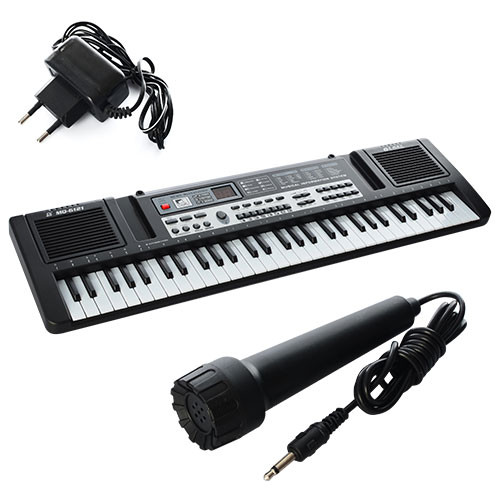 Baby Synthesizer with Microphone MQ6121, 61 Keys