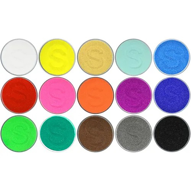 SMC-15 Colored Sand Set for Creativity, 15 Colors of 100g