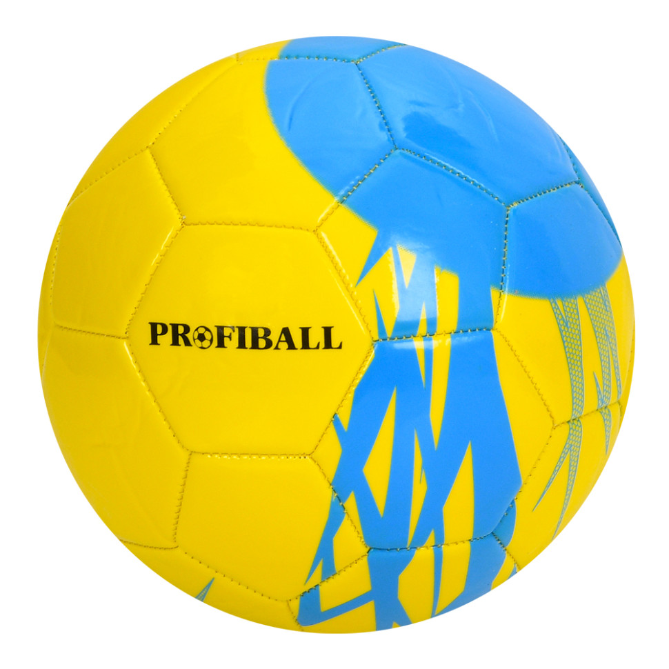 Soccer ball MS 4271 (Yellow) 21.3 cm, PVC, size 5, 350-380 grams