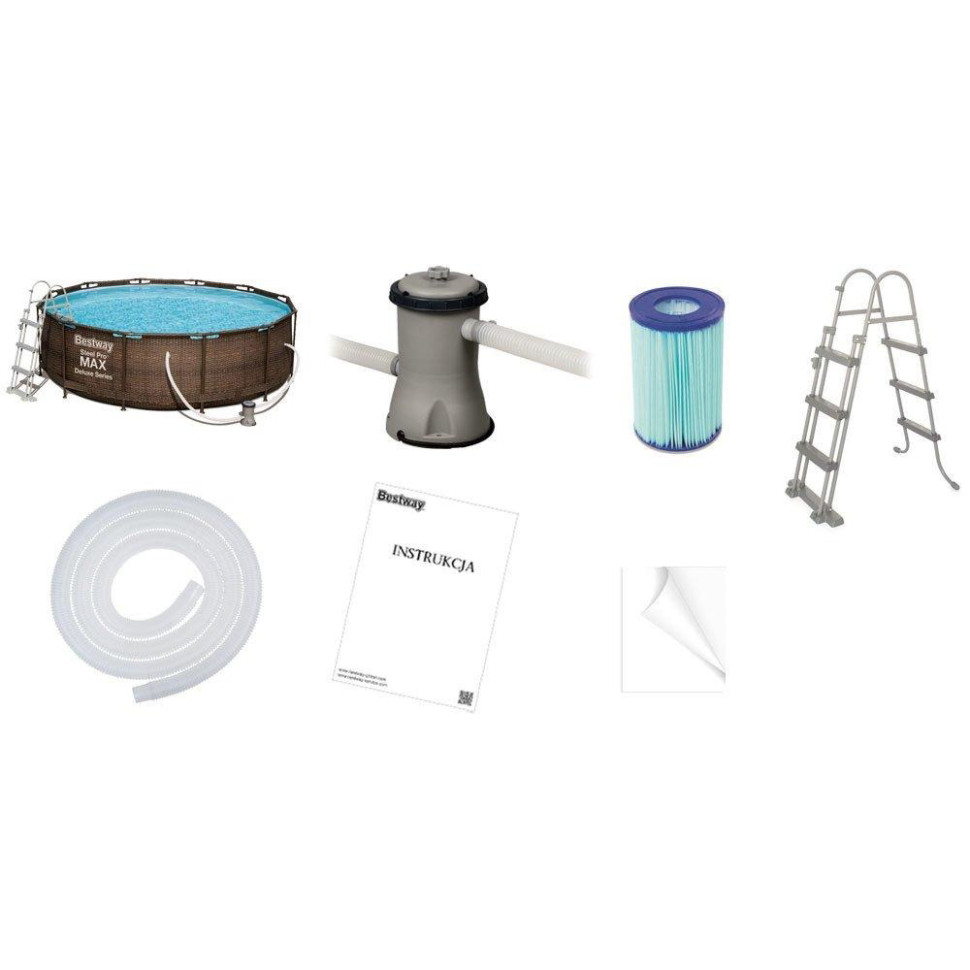 Frame pool 56709 filter pump, ladder, in a box