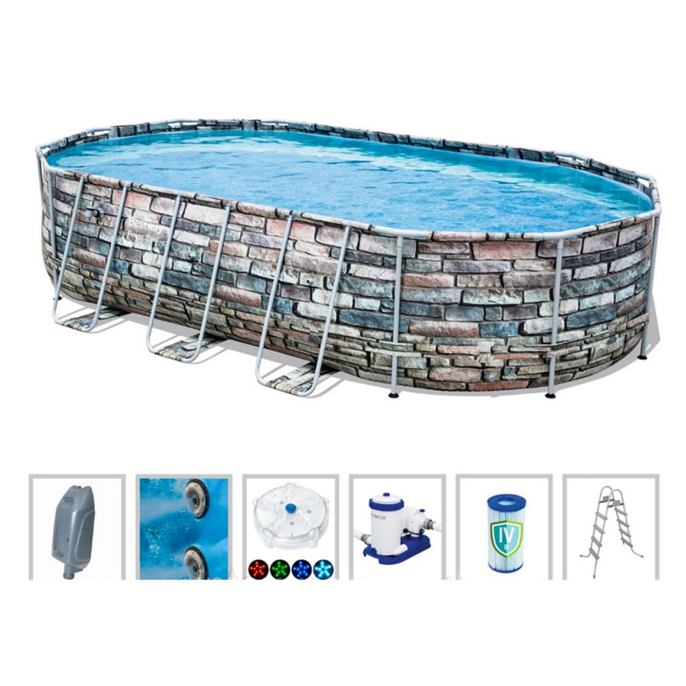Frame pool Bestway 56719 (610-366-122cm), 20241 l