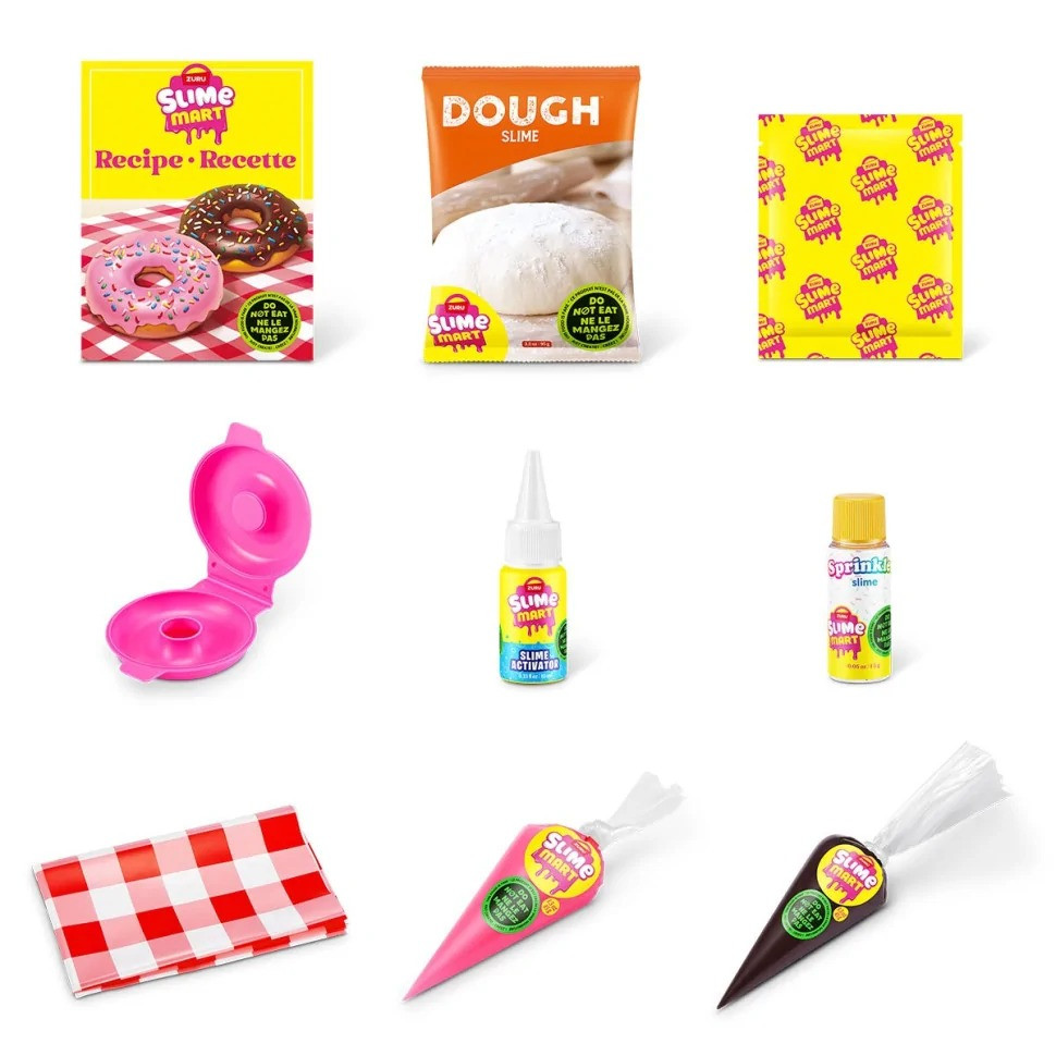Игровой набор со слаймами "Пончик" Slime Mart серии 15901B "Shopping Bag"