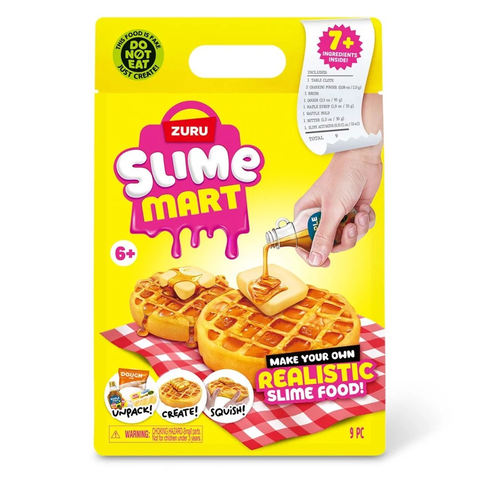 Slime Mart 15901D Belgian Waffle Slime Playset, Shopping Bag Series