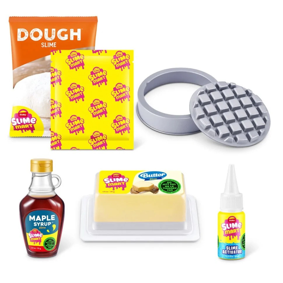 Slime Mart 15901D Belgian Waffle Slime Playset, Shopping Bag Series