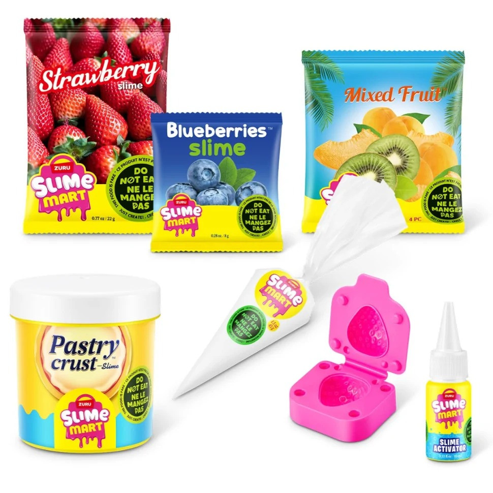 Slime Mart 15901E Fruit Tart Slime Playset from the Shopping Bag series