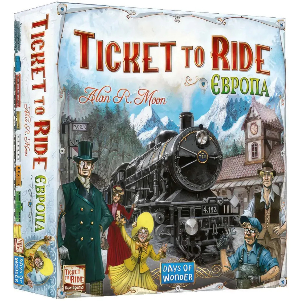 The board strategy game "Train Ticket: Europe" LOB2219UA