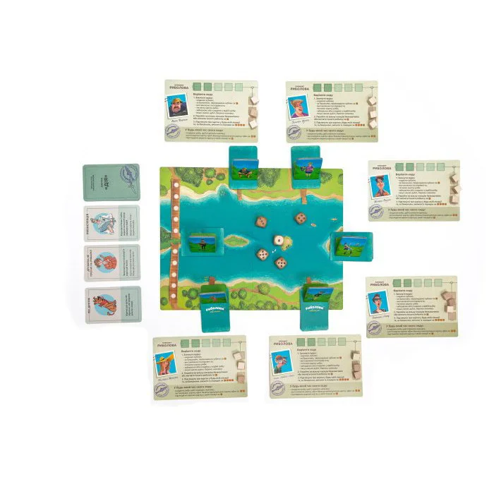 Board game "Fishermen" Takaya Maka 960179