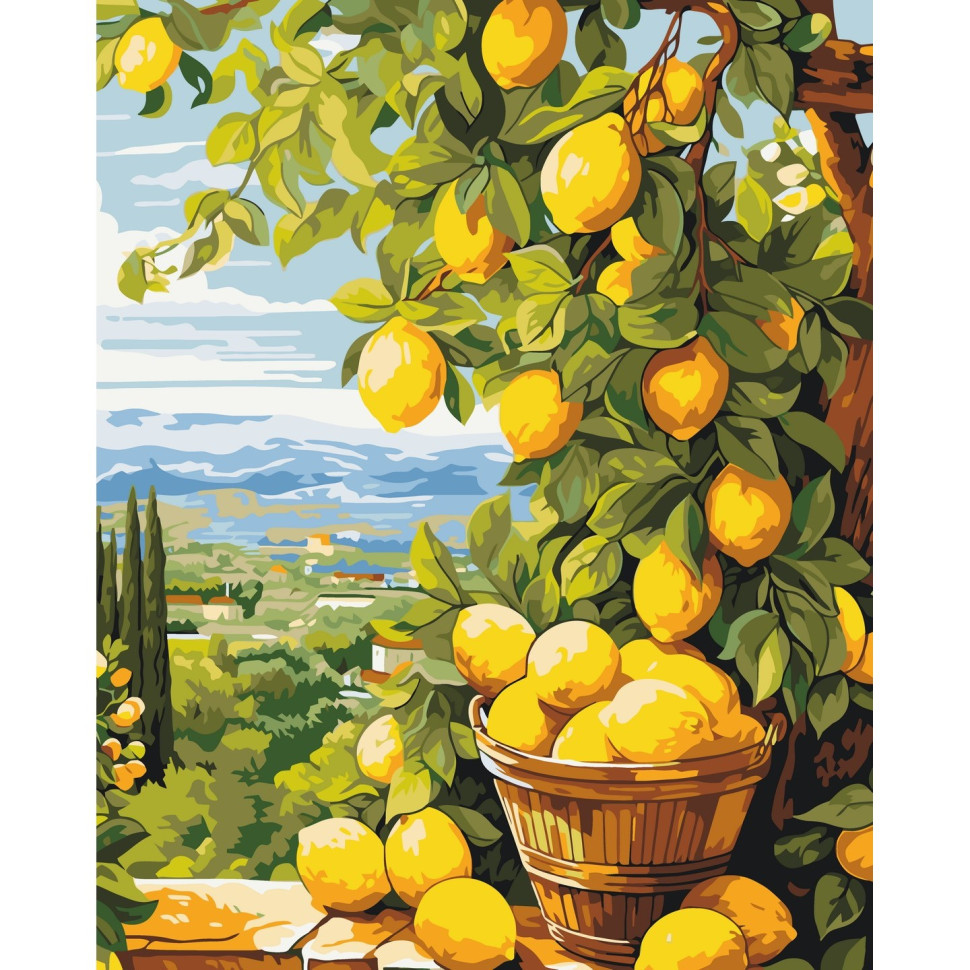 Painting by numbers "Lemon Branch" 12039-AC 40x50 cm