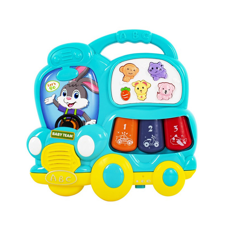Children's musical toy "Jolly Bus" 8633(Blue)