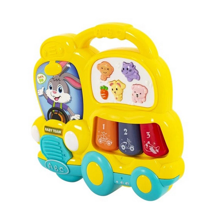 Children's musical toy "Funny Bus" 8633 (Yellow)