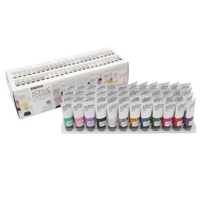 Large set of acrylic paints "Art ranger" 32KRFEA4822, 48 colors, 22 ml each
