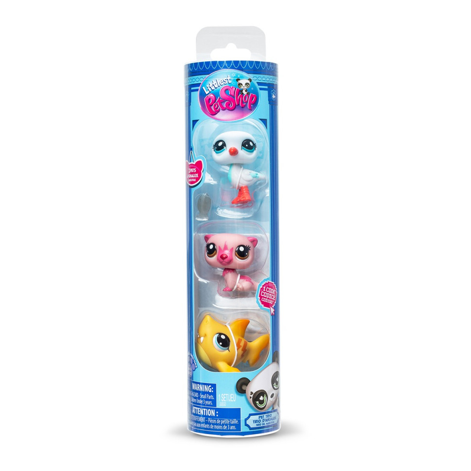 Игровой набор "Настроение острова" Littlest Pet Shop 00556 аксессуары и 3 фигурки