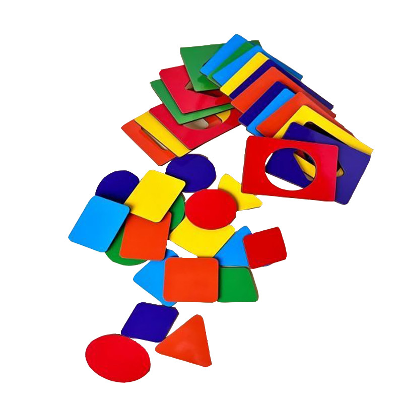Seguin Board inserts "shapes, colors" (PSD212) PSD212