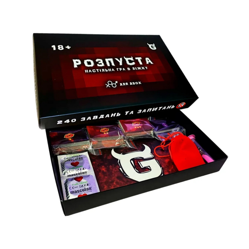 Board game "Debauchery" TG001UA 240 tasks