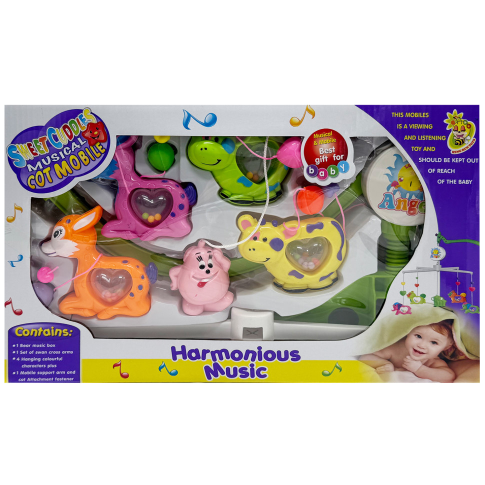 Musical mobile for crib "Harmonious music" M 1245-32A U/R, wind-up