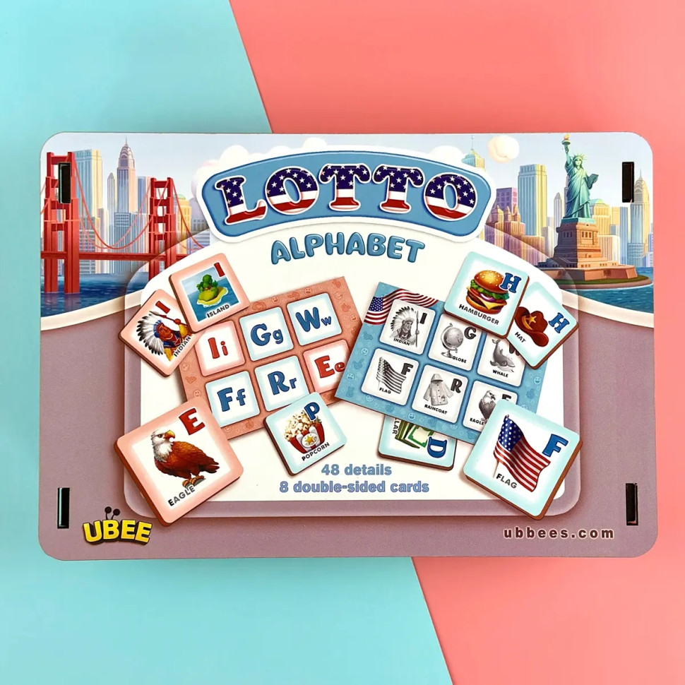 American Alphabet Children's Lotto PSD291 American Alphabet Children's Lotto PSD291