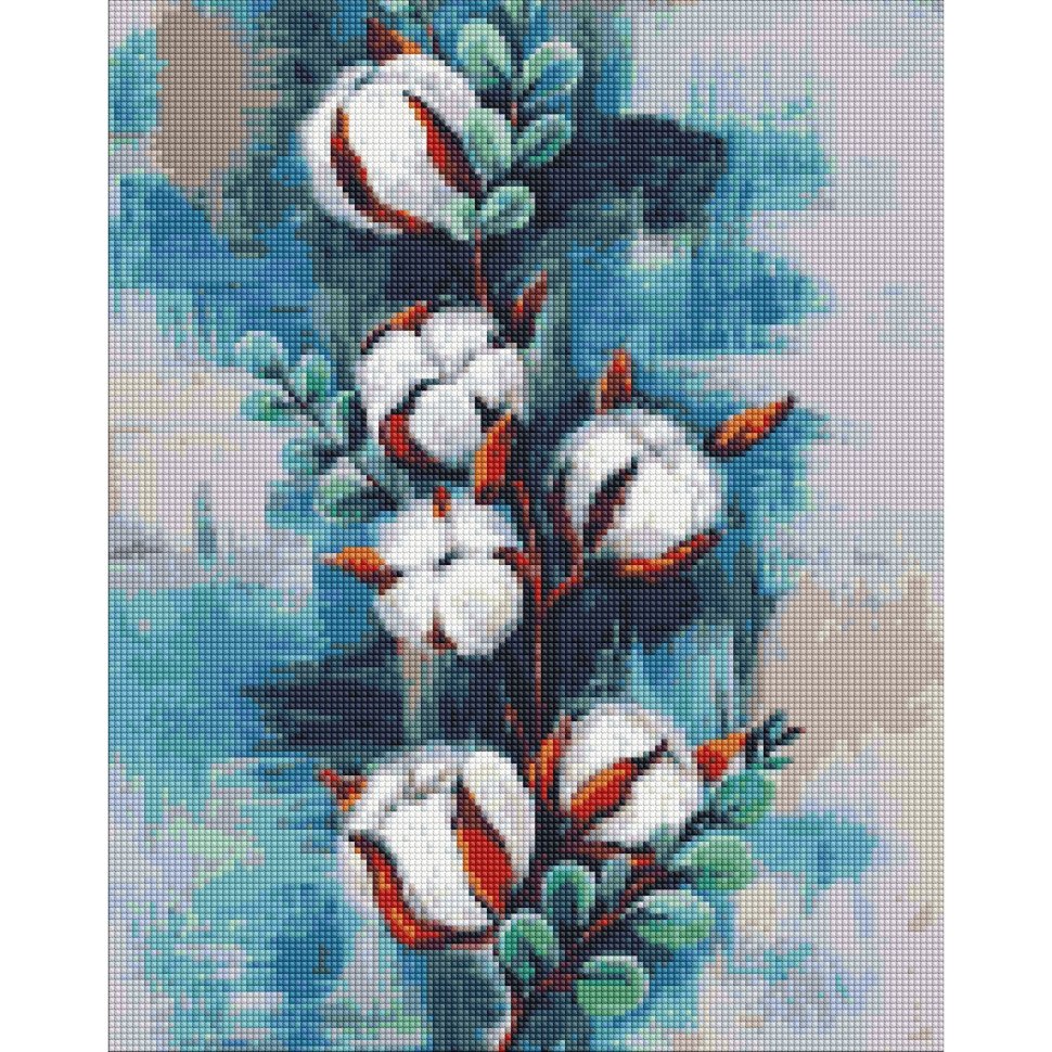 Diamond mosaic "Cotton" ©kkatyshaa Idea AMO7433 40x50 cm