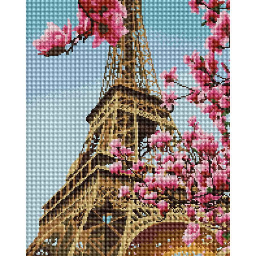 Diamond mosaic "Spring in Paris" Brushme DBS1005 40x50 cm