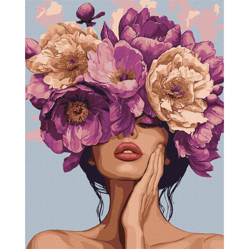 Painting by numbers "Flower Melody" KHO8416 40x50cm