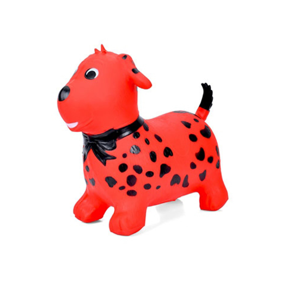 Children's jumping toy "Puppy" MS 4160(Red) rubber, up to 20 kg