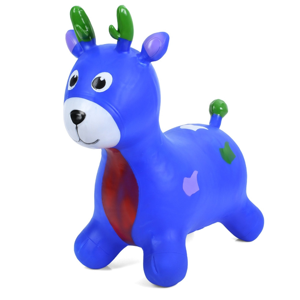 Children's jumping toy "Deer" MS 3259(Blue) rubber, up to 20 kg