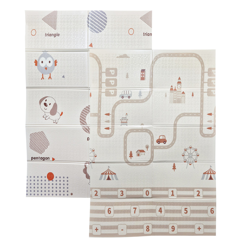 MR 1570-1-1 XPE folding double-sided thermal mat for children, 120-180 cm, thickness 8 mm