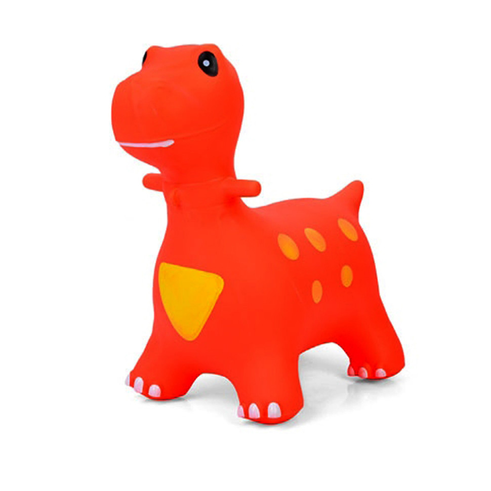 Children's jumping toy "Dinosaur" MS 4152-1(Red) rubber, up to 20 kg