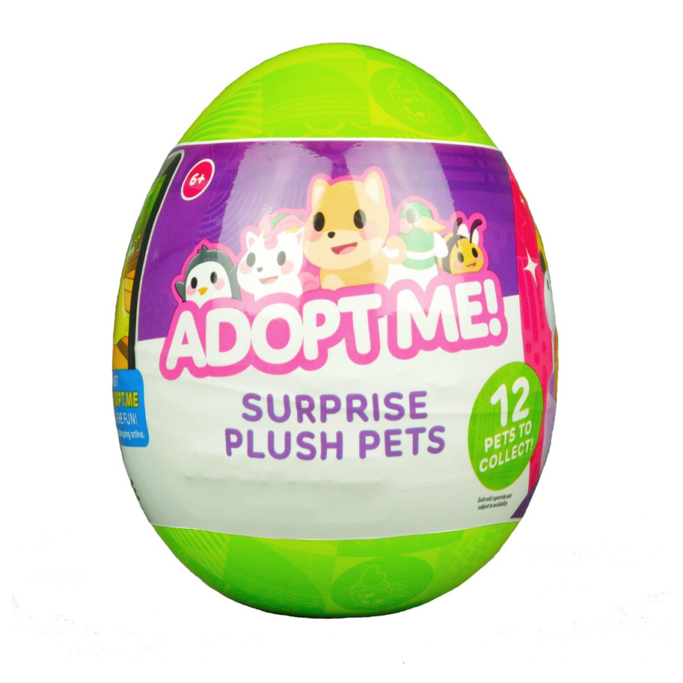 Soft Surprise Toy in Egg Funny Animals Adopt ME! AME0020 in assortment