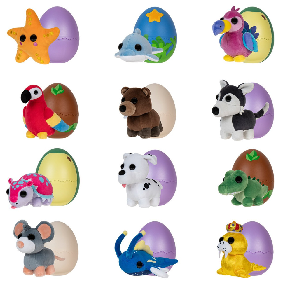 Soft Surprise Toy in Egg Funny Animals Adopt ME! AME0020 in assortment