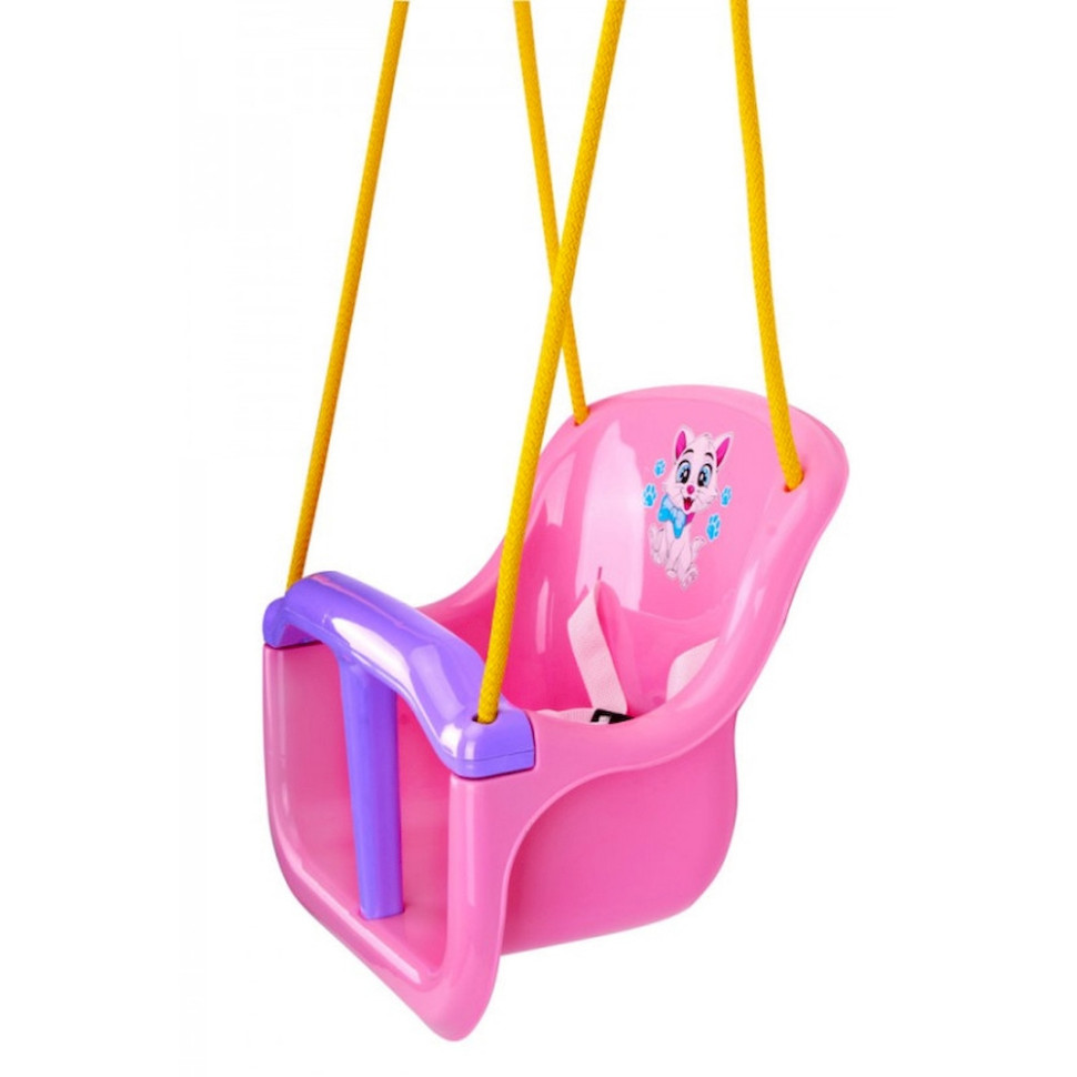 Детские качели 8102TXK(Pink) пластик, до 20 кг, веревка 2,5 м Детские качели 8102TXK(Pink) пластик, до 20 кг, веревка 2,5 м