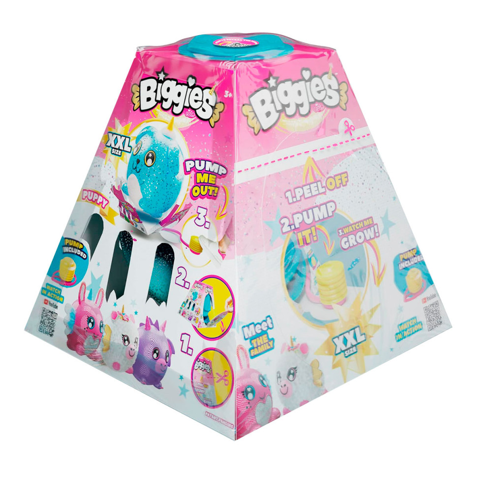 Play set Pink Rabbit Biggies BIG001-RA inflatable toy, pump 45 cm Play set Pink Rabbit Biggies BIG001-RA inflatable toy, pump 45 cm