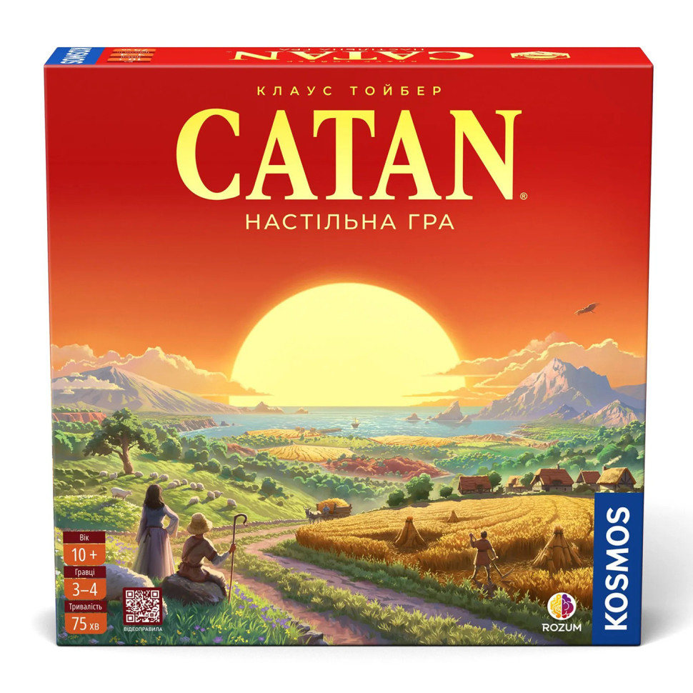 Strategy board game CATAN R100UA from 10 years old, 3-4 players