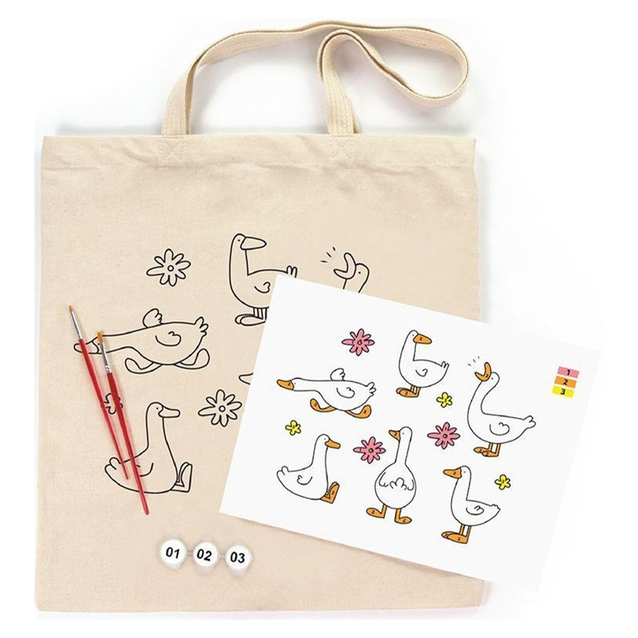 Creation set eco-coloring bag "Geese" N0003649, 38x42 cm