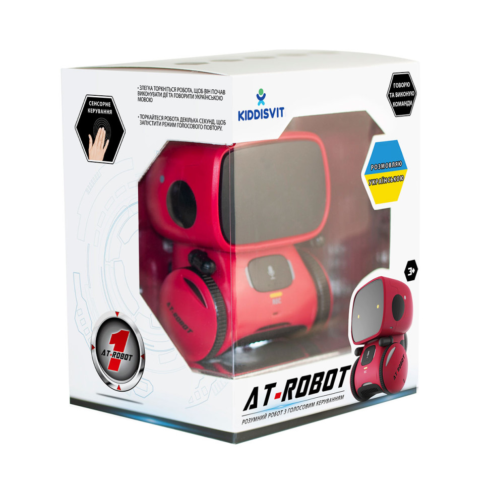 Интерактивный робот AT-Rоbot AT001-01-UKR с голосовым управлением