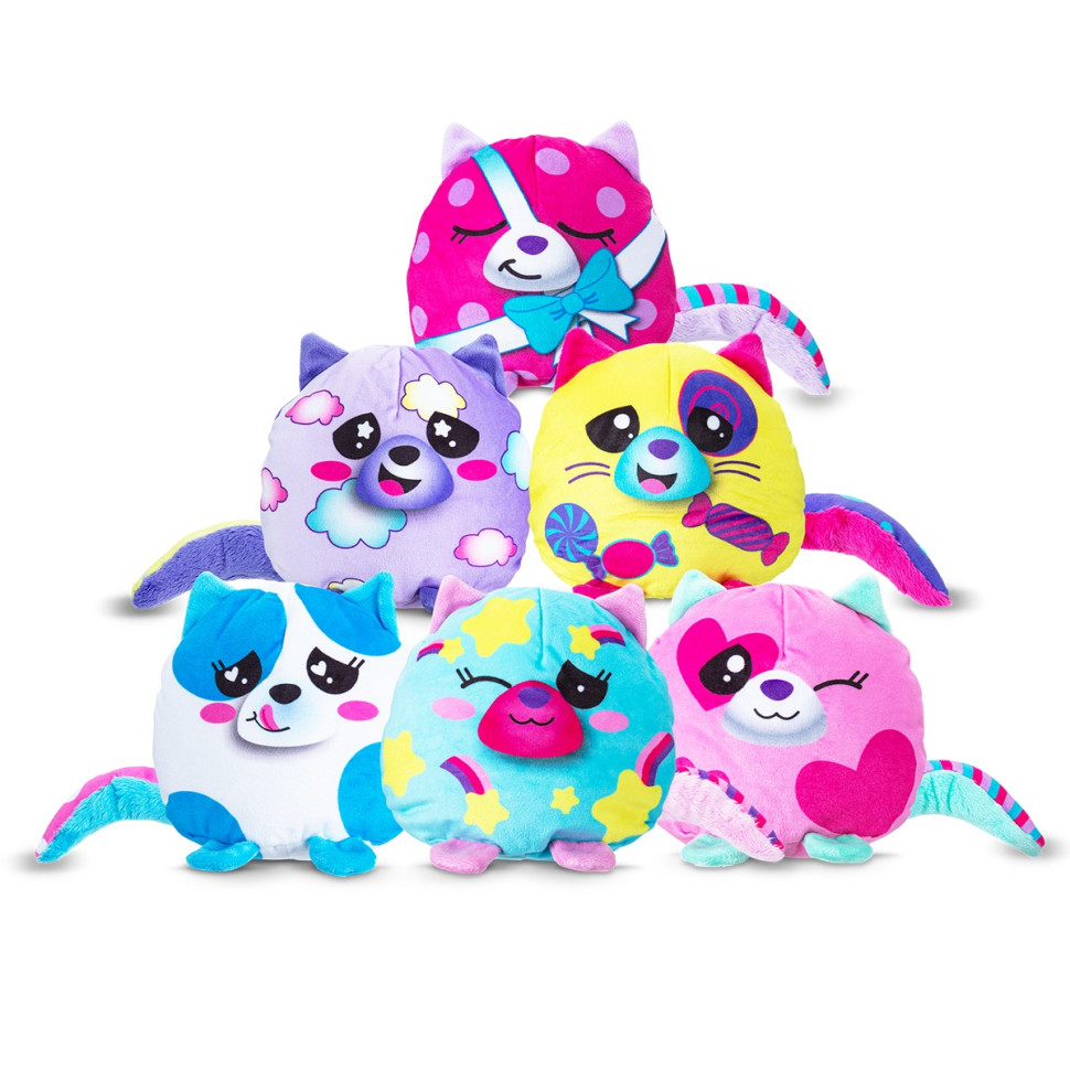 Soft toy Cat in a can MINI W4 MISFITTENS 03948(W4) in assortment