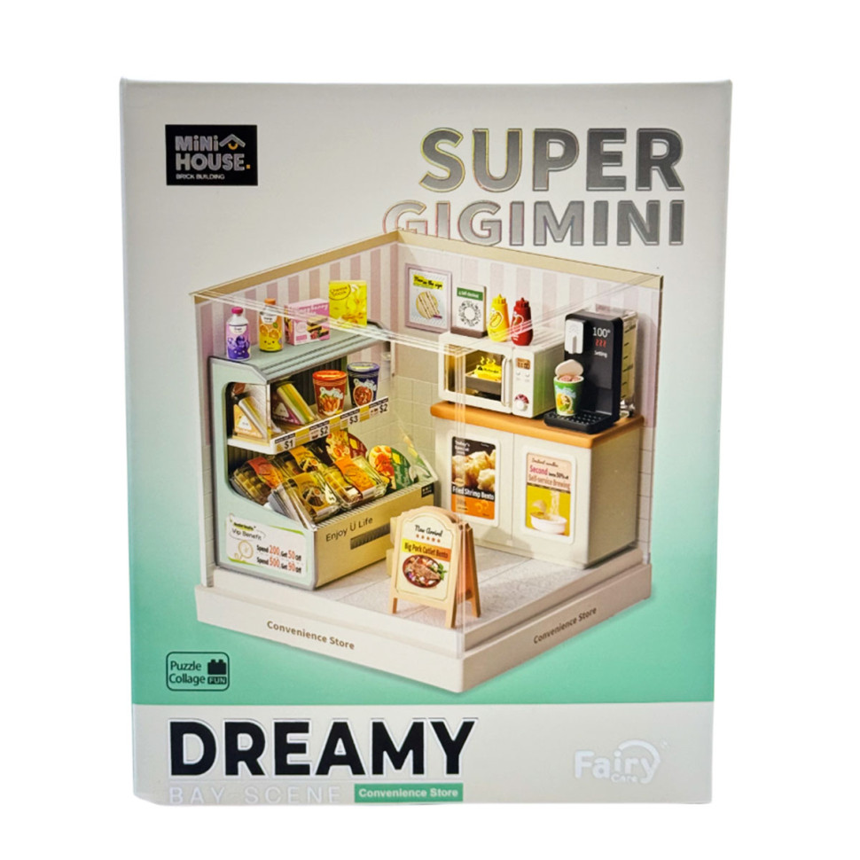 Constructor-roombox Convenience store Mini House 8033-MH series "Interior Mini"