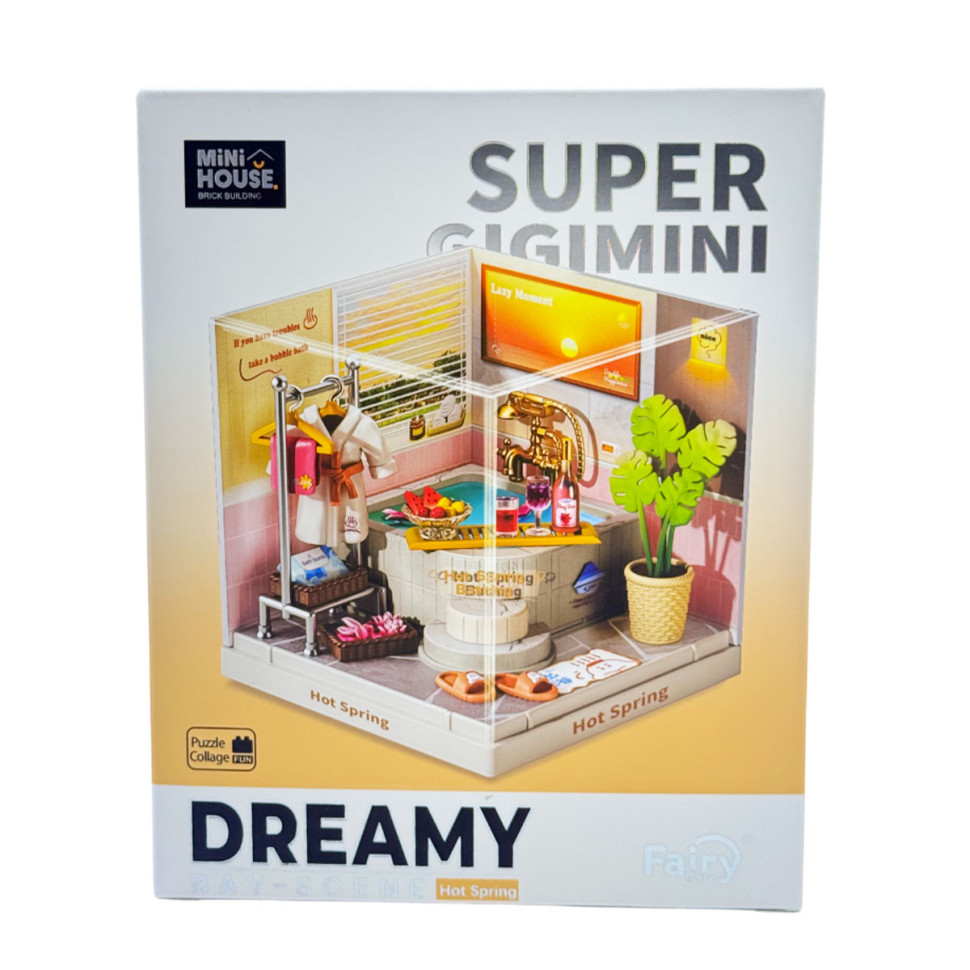 Constructor-roombox Thermal bath Mini House 8041-MH of the "Interior Mini" series
