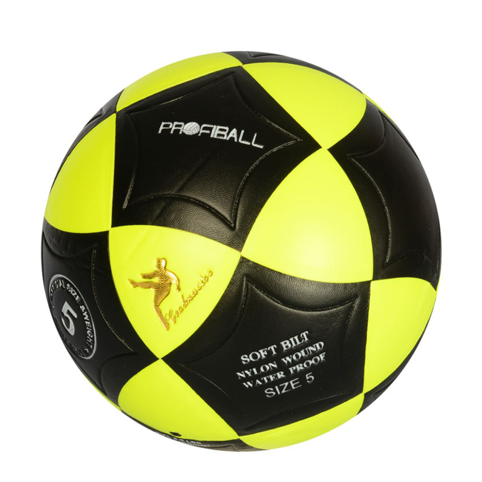 Soccer Ball MS 1771(Yellow) size 5, PVC, laminated, 390-410 g