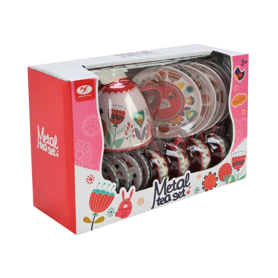 Children's dish set Tea set 620-C5 metal, 14 pieces Children's dish set Tea set 620-C5 metal, 14 pieces