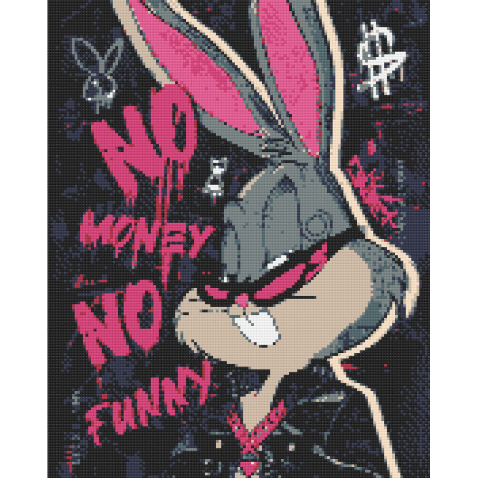 Diamond mosaic "Bucks-Bunny" OD1990, 40x50 cm