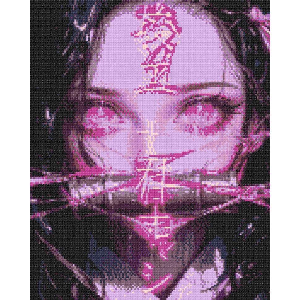 Diamond mosaic "Nezuko Kamado" OD31519, 40x50 cm