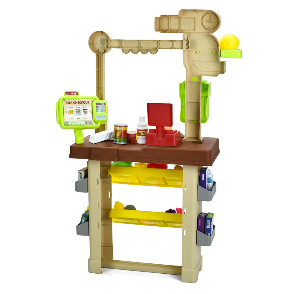 Game Set Store 922-204 Cash Register, Scanner, Sound, Light, Products, 61 Items