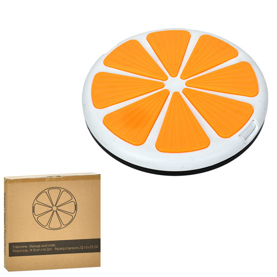 Balancing disc MS 4804-1(Orange) textured surface, 30x4 cm