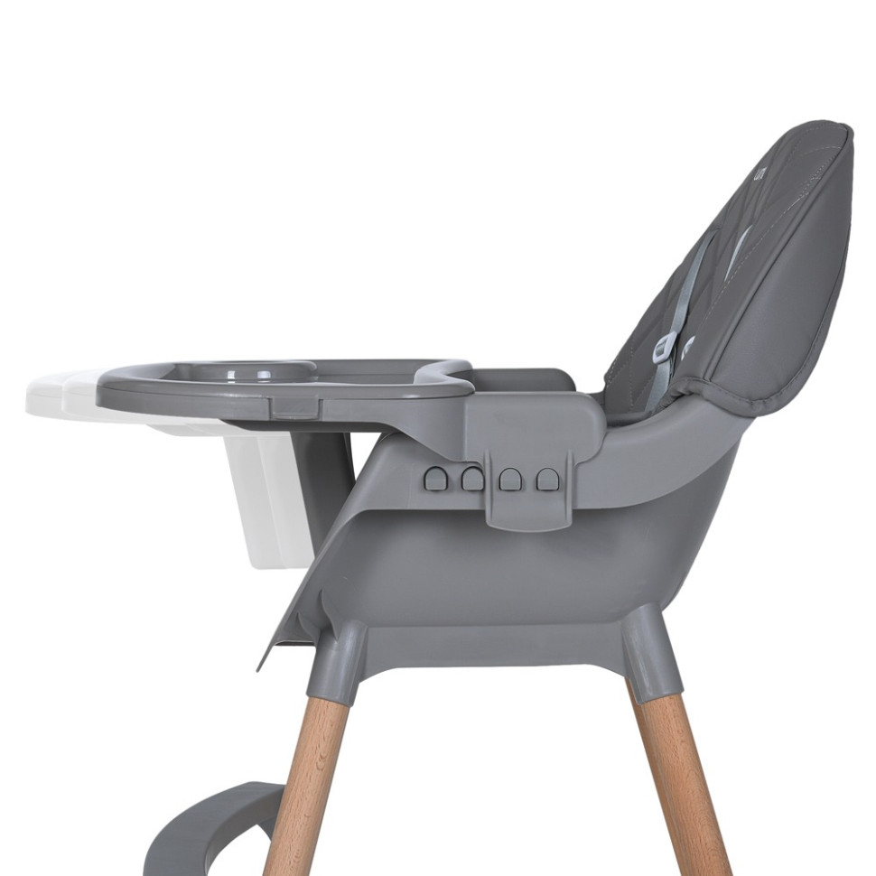 Стульчик для кормления LUMI ME 1111 Gray экокожа