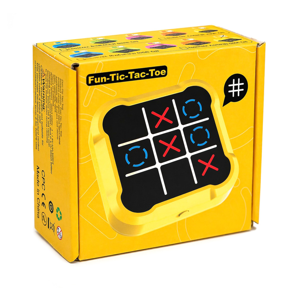 Portable electronic game "Crosses and Poles" 9903-TTT 3 game modes