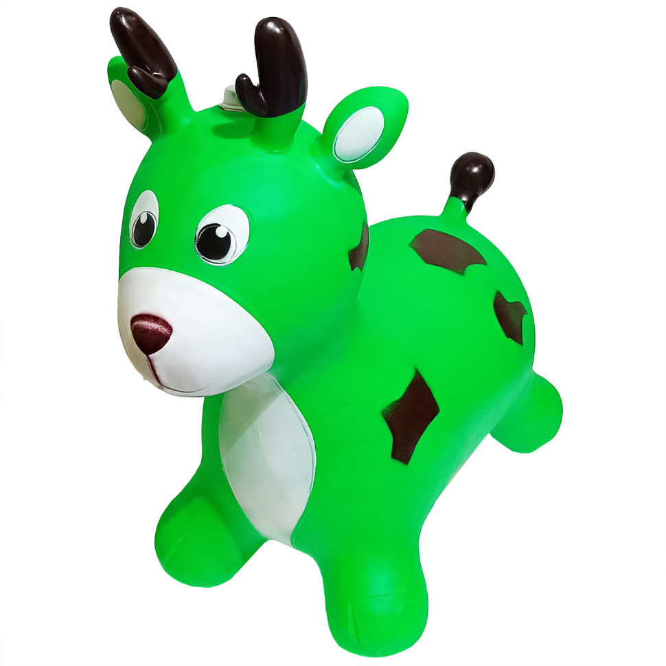 Children's jumping toy "Deer" RB2519 music, light Green