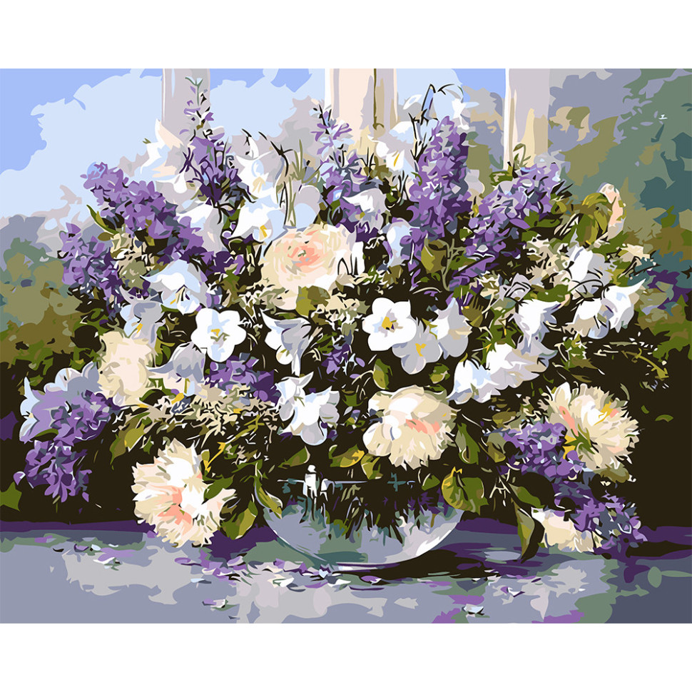Painting by numbers "Bouquet of wild flowers" LW3073, 40x50 cm