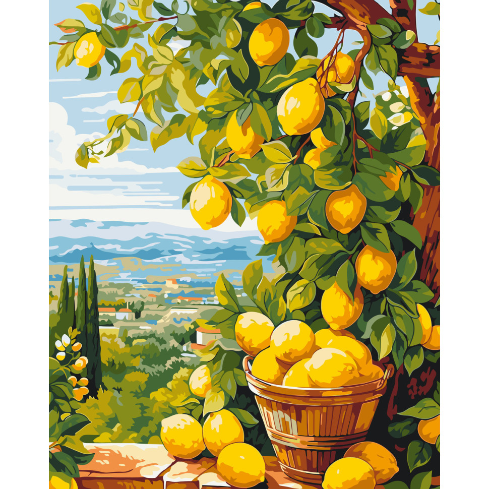 Painting by numbers "Lemon Tree" LW3490, 40x50 cm